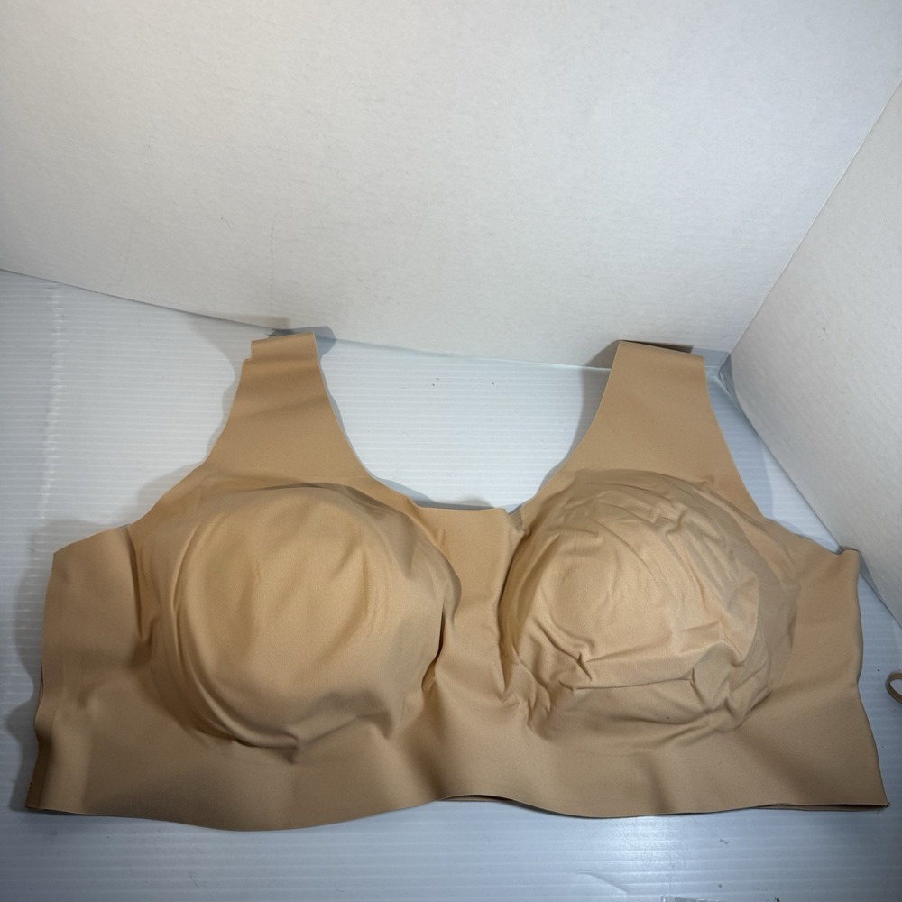 Knix Luxelift Pullover Bra Wireless Tshirt Women's Size XXXXL Nude Brand New